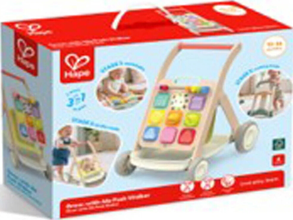 Hape - Grow-with-me Baby Walker - Gåvogn Med Aktiviteter
