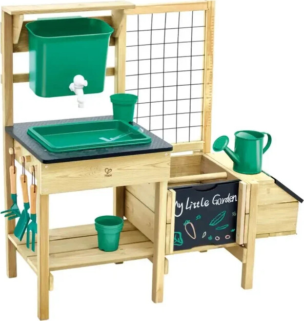 Hape - Grow & Play Potting Table - Pottebord Til Børn