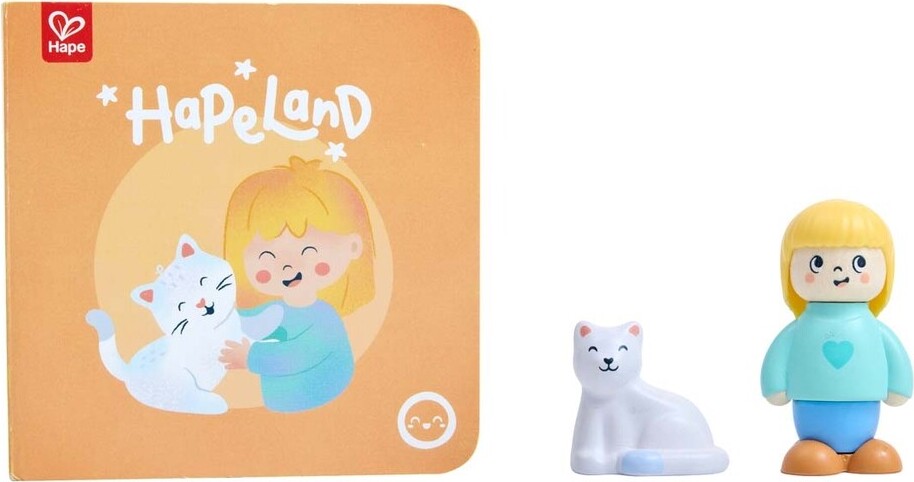 Hape Billedbog m. Figur - Katteredningen