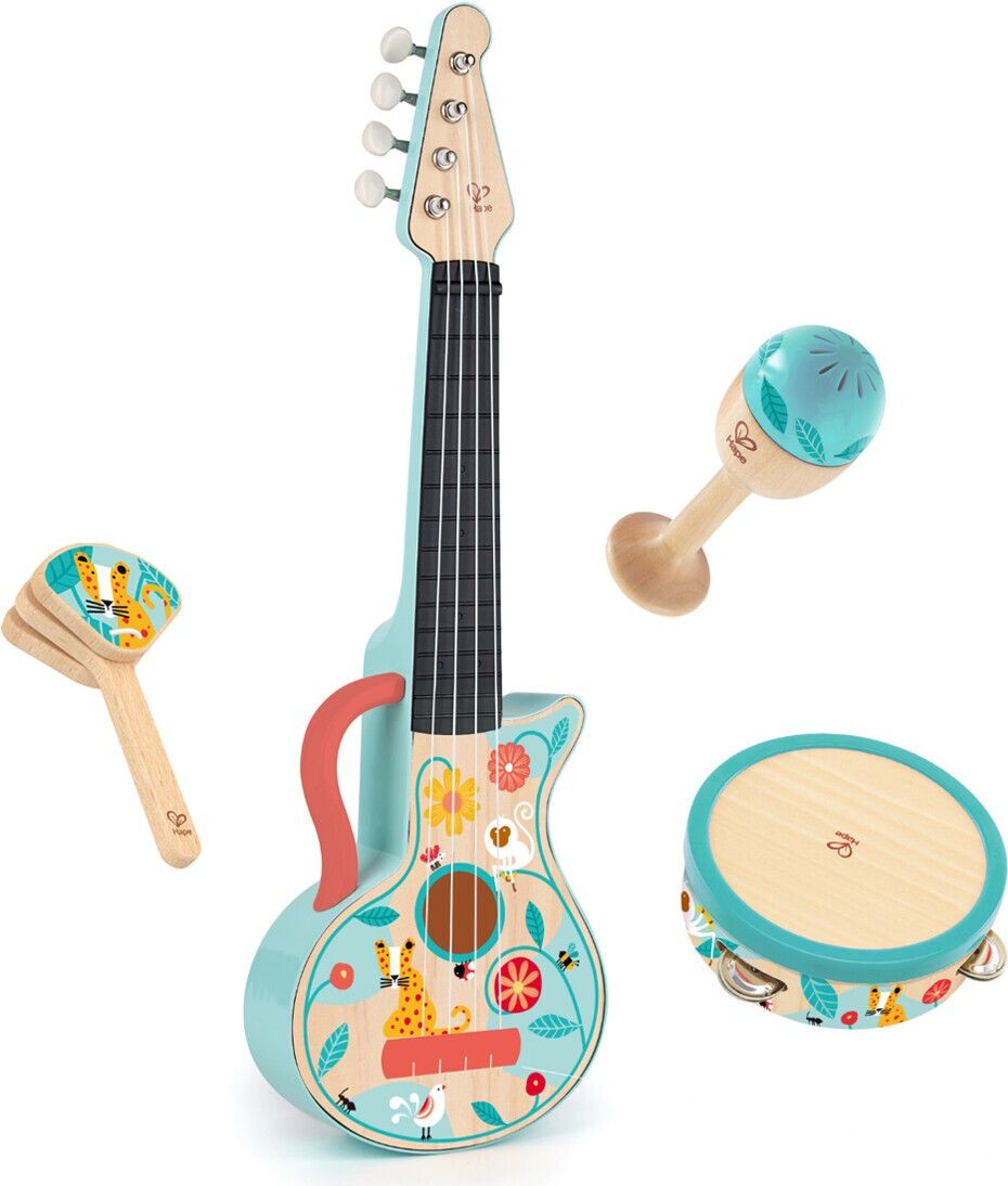Billede af Hape - Mini Band - Musikinstrumenter Til Børn - Sæt Med 4 Stk