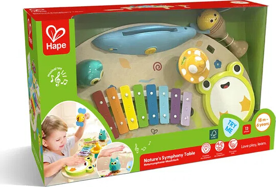 Hape - Nature's Symphony Table - Musik Aktivitetsbord