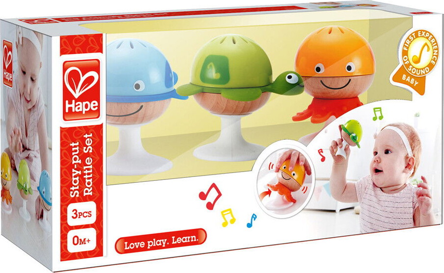 Hape - Ranglesæt Med Sugekop - 3 Stk