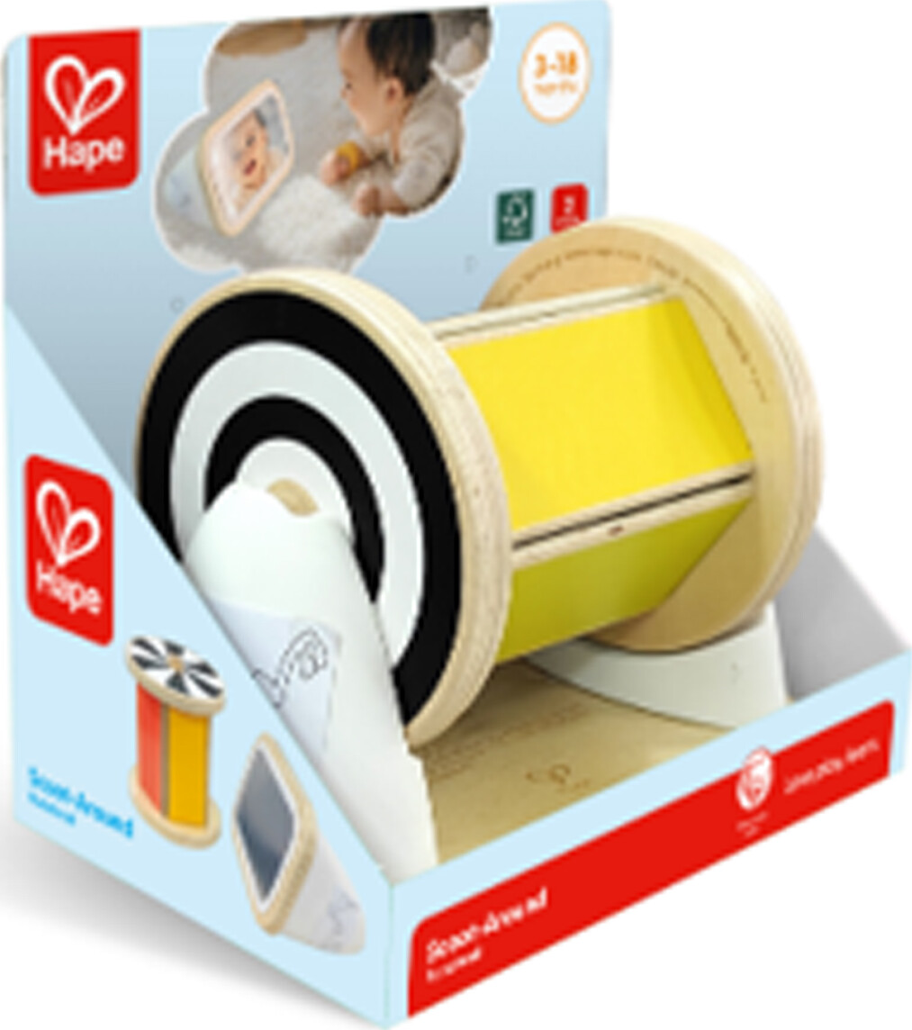 Hape Aktivitetslegetøj - Snurrende Tromme m. Spejl