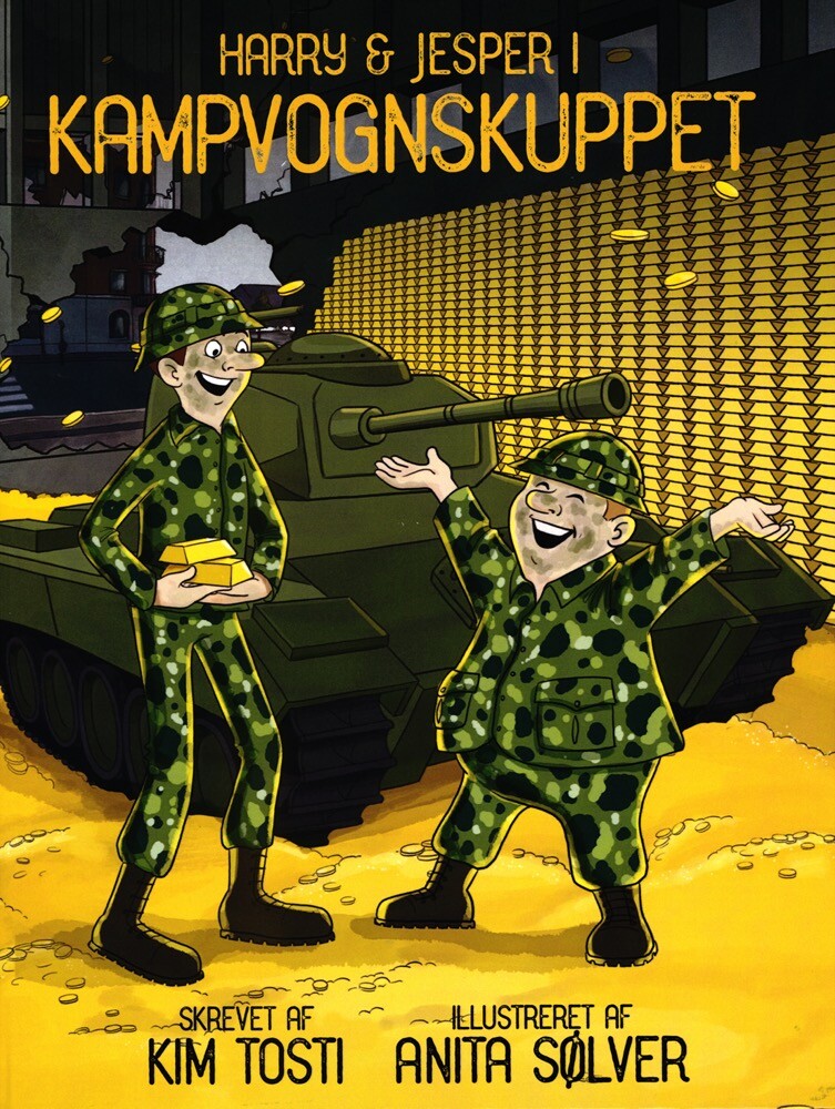 Billede af Harry Og Jesper I Kampvognskuppet - Kim Tosti - Bog