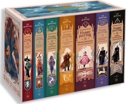 Harry Potter 1-7 Bokssæt - J. K. Rowling - Bog