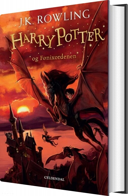 Harry Potter 5 Harry Og Fønixordenen af J. K. Rowling - Indbundet Bog - Gucca.dk