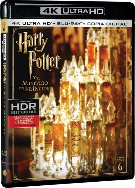 Harry Potter Og Halvblodsprinsen - Film 6 - 4K Blu-Ray