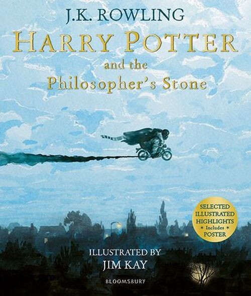 Harry Potter And The Philosopher's Stone: Illustrated Edition - J. K. Rowling - English Book