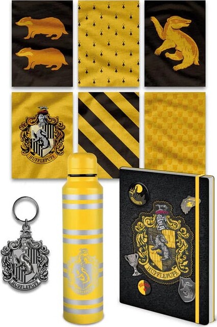 Pyramid International HARRY POTTER (FARVERIGT VÅBENSKJOLD HUFFLEPUFF) PREMIUM GAVESÆT