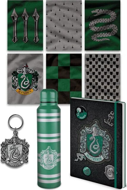 Pyramid International HARRY POTTER (FARVERIGT VÅBENSKJOLD SLYTHERIN) PREMIUM GAVESÆT