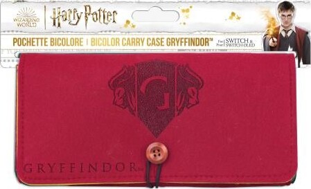 Trade Invaders Harry Potter - Gryffindor Switch Felt Pouch - Red - Miscellaneous Taske - Nintendo Switch