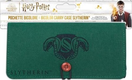 Trade Invaders Harry Potter - Slytherin Switch Felt Pouch - Green - Miscellaneous Taske - Nintendo Switch