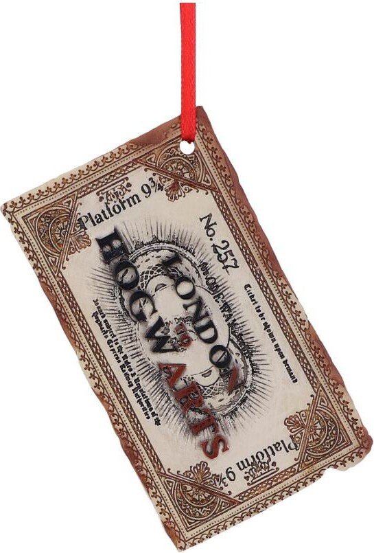 Harry Potter - Hogwarts Ticket - Ornament