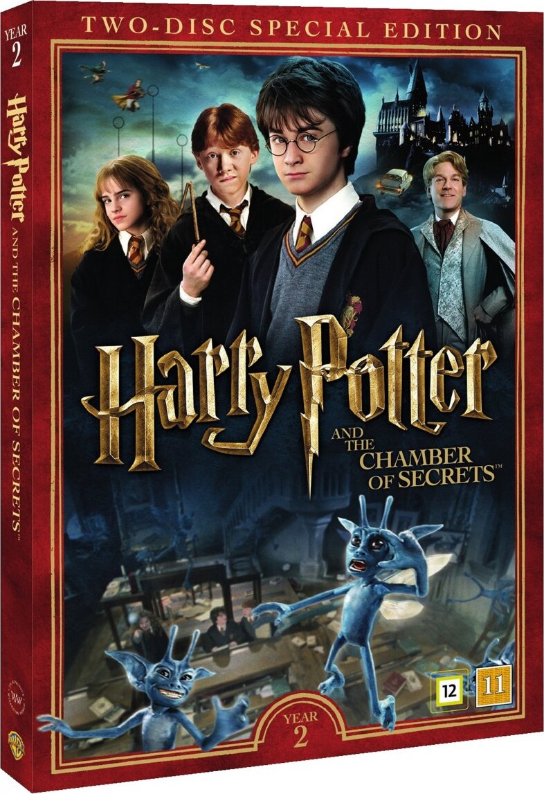 7: Harry Potter Og Hemmelighedernes Kammer - Film 2 - DVD - Film