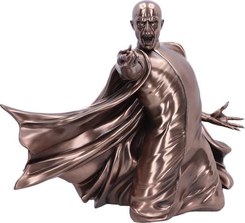 Billede af Harry Potter - Voldemort Avada Kedavra Figur I Bronze - 32 Cm