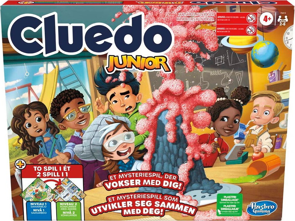Clue Junior - 2-i-1 Spil - Hasbro Gaming