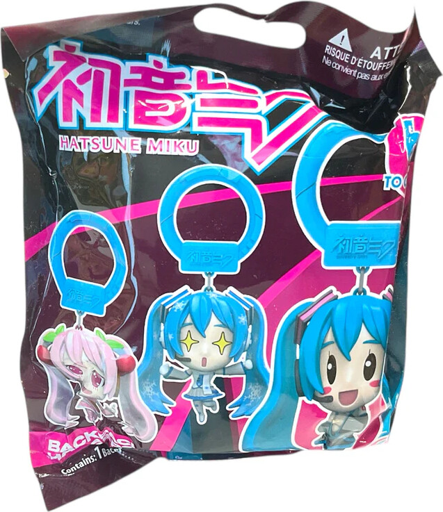Hatsune Miku - Clip-on Nøglering - Assorteret
