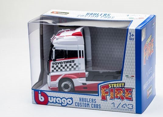 Bburago - Street Fire Mercedes Benz Actros - 1:43