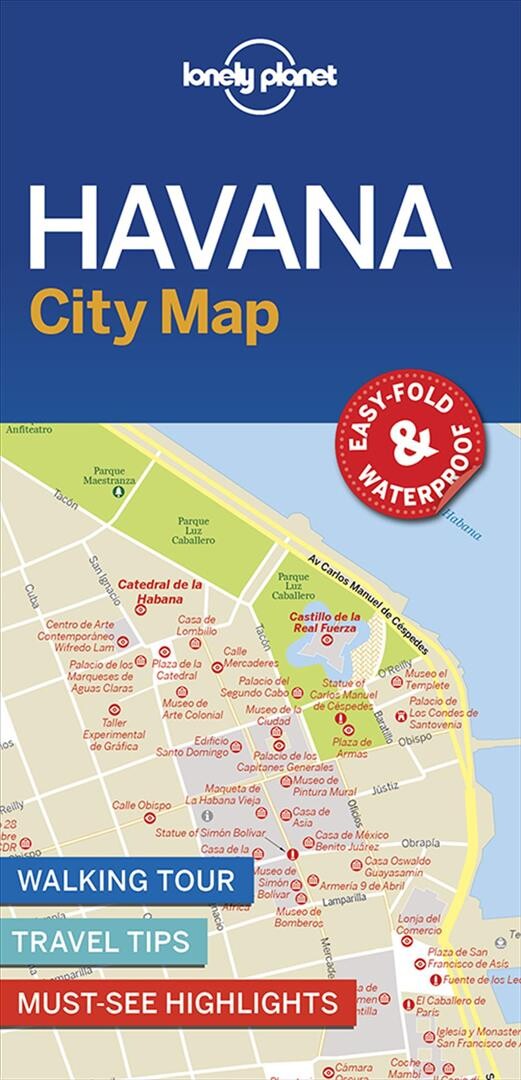 Billede af Havana City Map - Lonely Planet - English Book