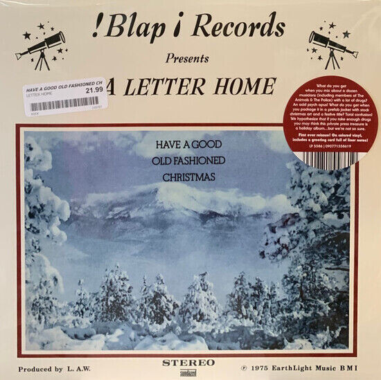 A Letter Home - Have A Good Old Fashioned Christmas - Vinyl Lp