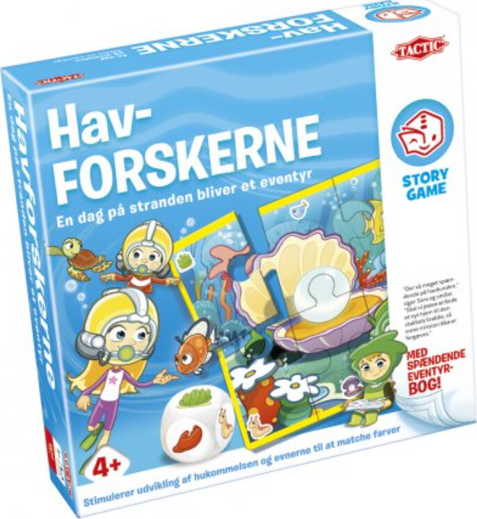 Historiespil: Havforskerne - Tactic - Fra 4 år.