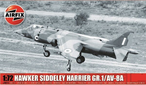 Se Airfix - Hawker Siddeley Harrier Gr.1 - 1:72 - A04057a hos Gucca.dk