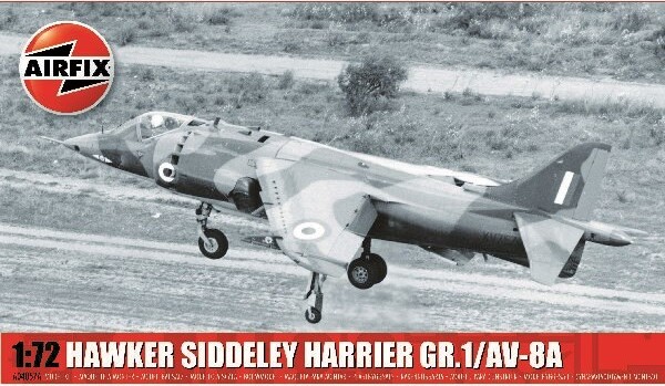 Airfix - Hawker Siddeley Harrier Gr.1 - 1:72 - A04057a