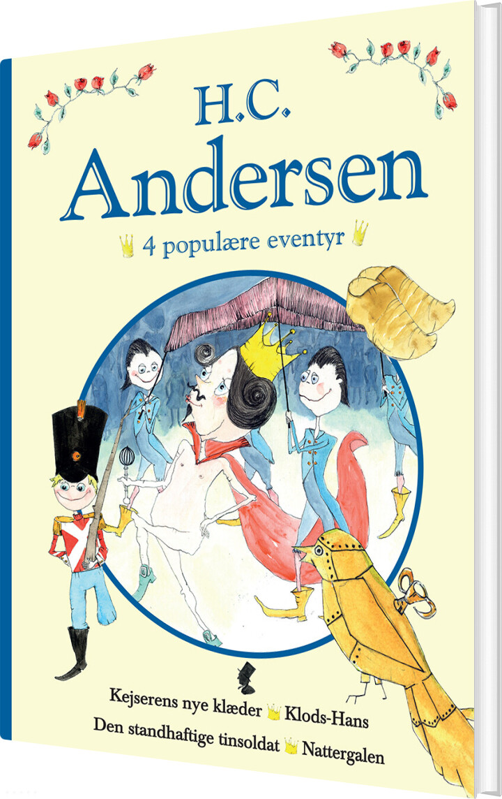 H. C. Andersen - 4 Populære Eventyr Blå - H.c. Andersen - Bog
