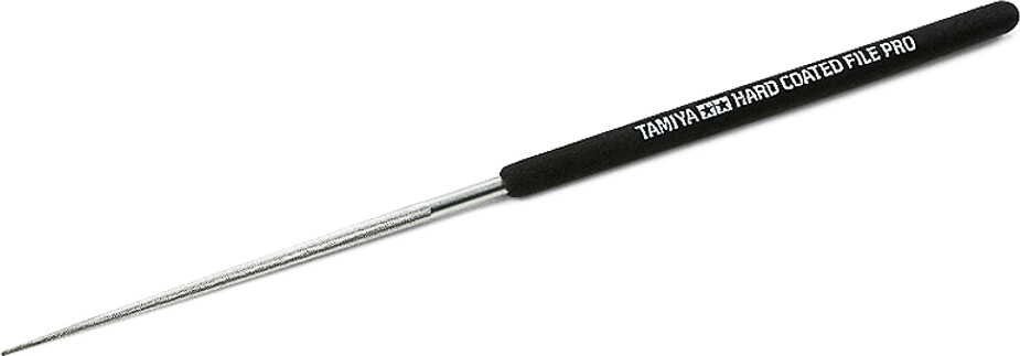 Tamiya - Hard Coated File Pro - Rund Fil - ø 6 Mm - 74107