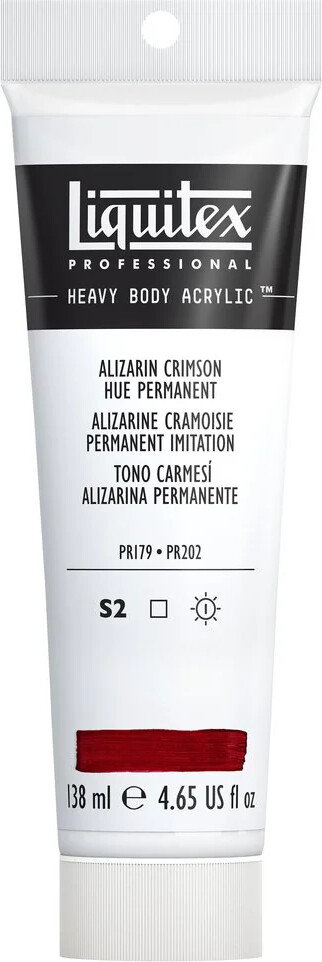 Liquitex - Akrylmaling - Heavy Body - Rød Alizarin Crimson 138 Ml