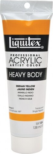 Billede af Liquitex - Akrylmaling - Heavy Body - Indian Yellow 138 Ml