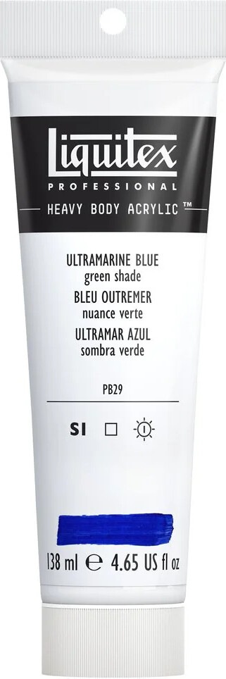 Liquitex - Akrylmaling - Heavy Body - Ultramarine Blue - Green Shade 138 Ml