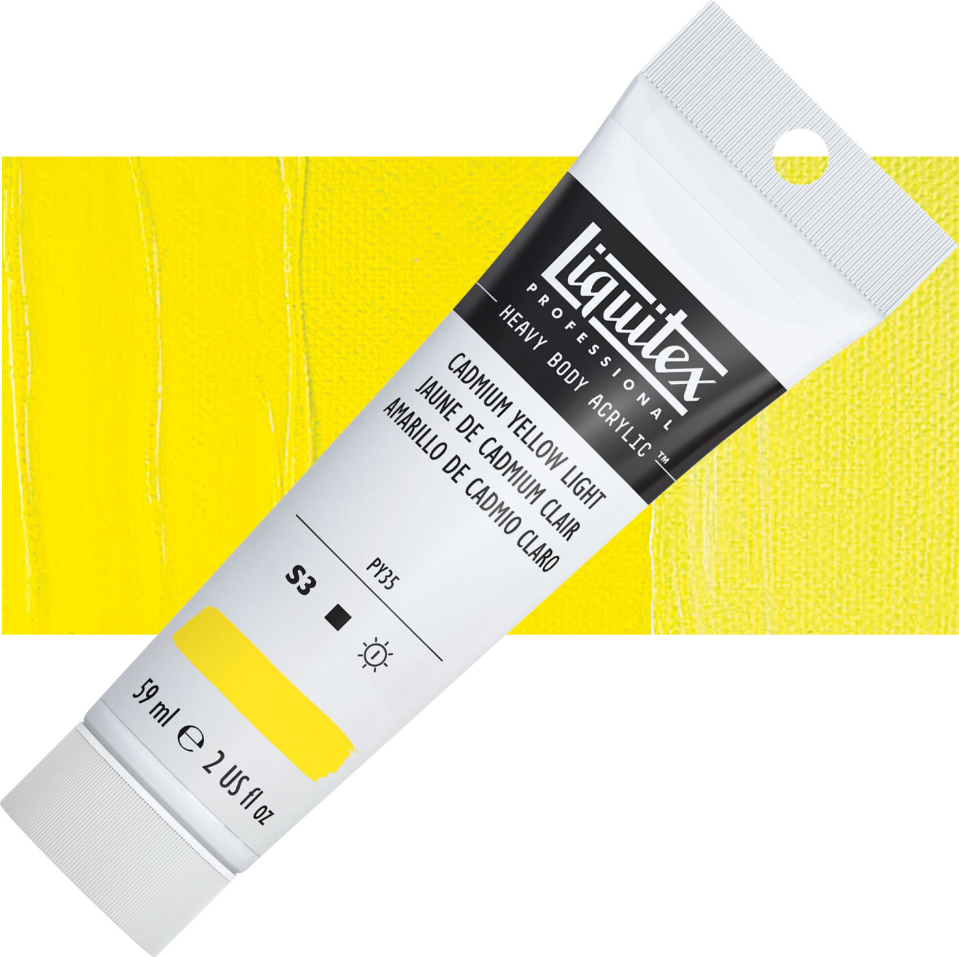 Liquitex - Akrylmaling - Heavy Body - Cadmium Yellow Light 59 Ml