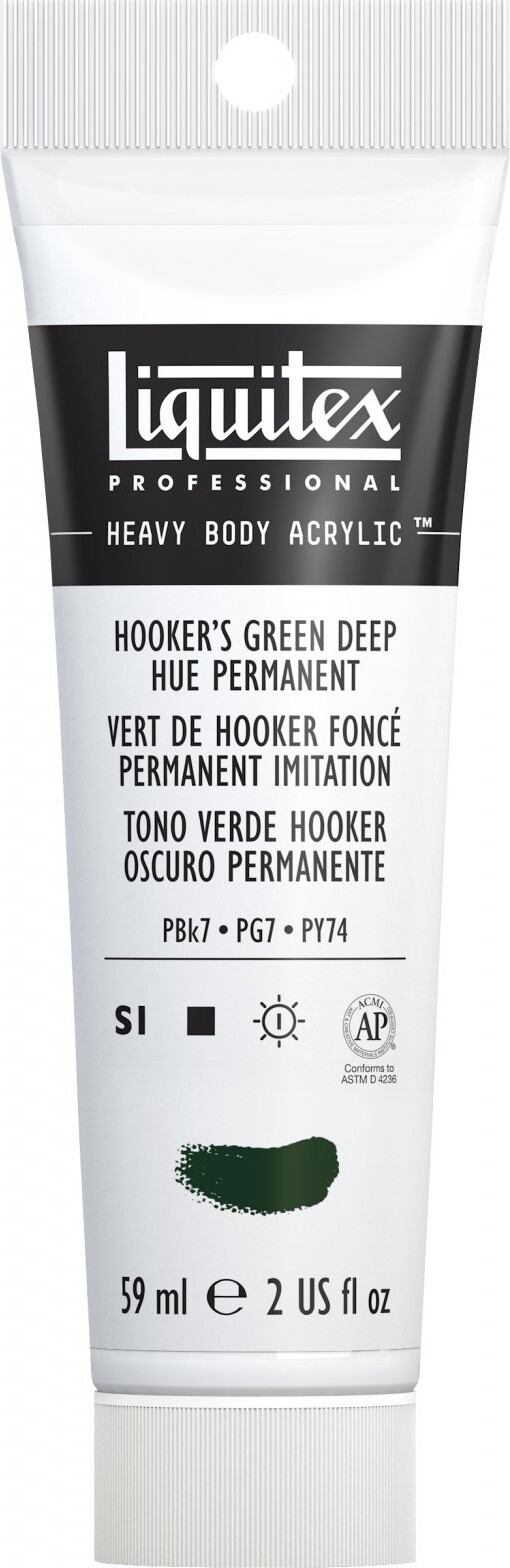 Liquitex - Akrylmaling - Heavy Body - Hookers Green Deep Hue 59 Ml