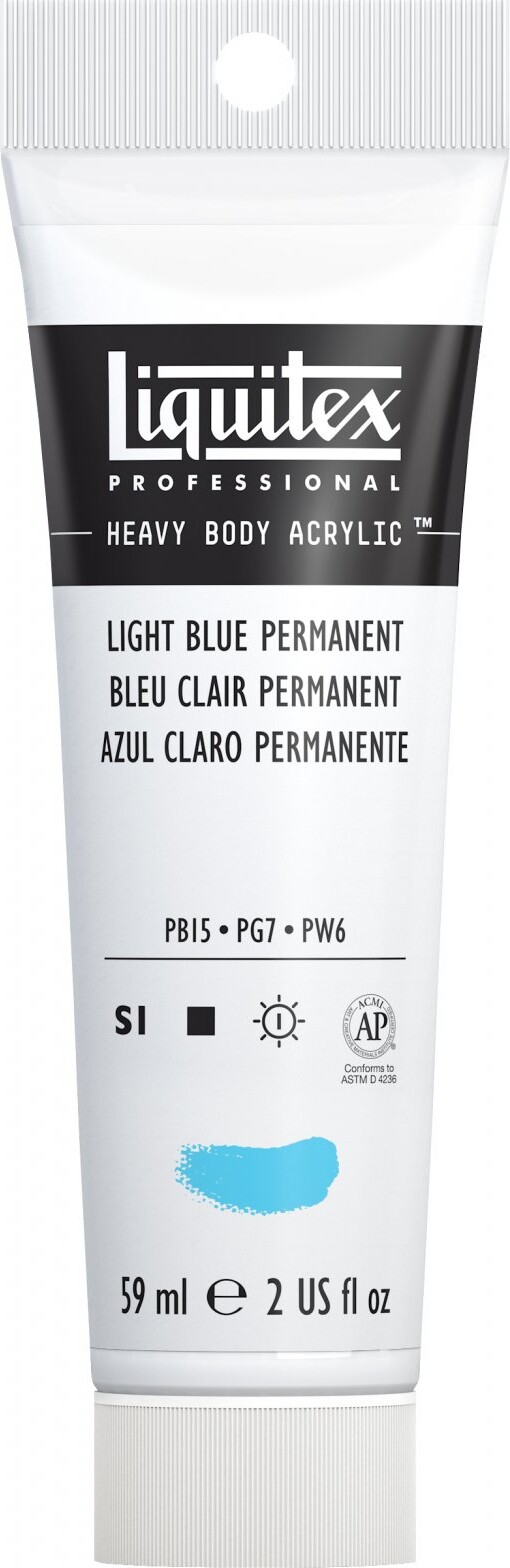 Liquitex - Akrylmaling - Heavy Body - Light Blue Permanent 59 Ml