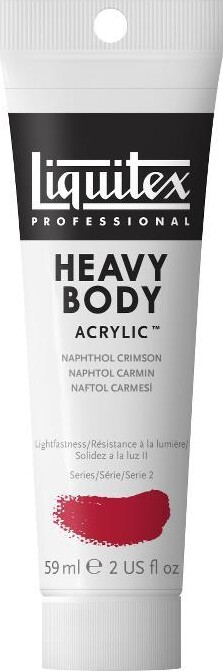 Billede af Liquitex - Akrylmaling - Heavy Body - Naphthol Crimson 59 Ml