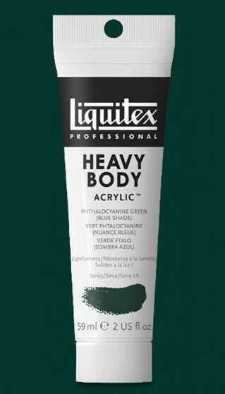Liquitex - Akrylmaling - Heavy Body - Phthalocyanine Green - Blue Shade 59 Ml