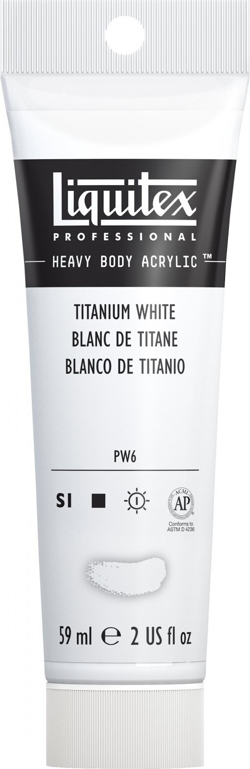 Liquitex - Akrylmaling - Heavy Body - Titanium White 59 Ml
