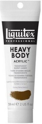 Liquitex - Heavy Body Akrylmaling - Transparent Burnt Umber 59 Ml