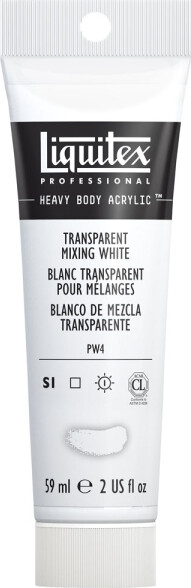 Se Liquitex - Heavy Body Akrylmaling - Transparent Mixing White 59 Ml hos Gucca.dk