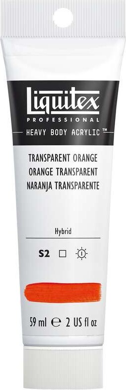 Liquitex - Heavy Body Acrylic - Transparent Orange - 59 Ml