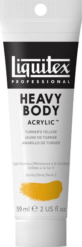 Billede af Liquitex - Akrylmaling - Heavy Body - Turners Yellow 59 Ml