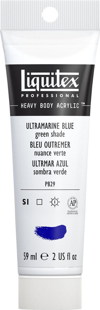 Liquitex - Akrylmaling - Heavy Body - Ultramarine Blue - Green Shade 59 Ml