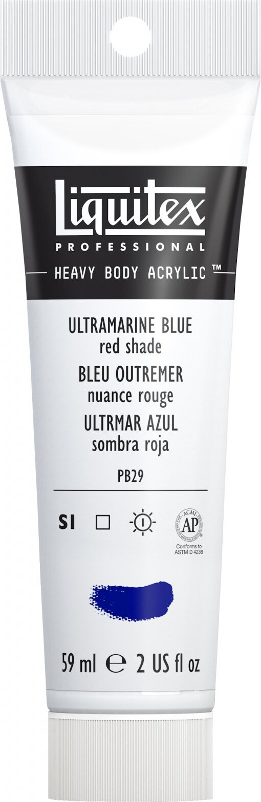 Liquitex - Akrylmaling - Heavy Body - Ultramarine Blue - Red Shade 59 Ml