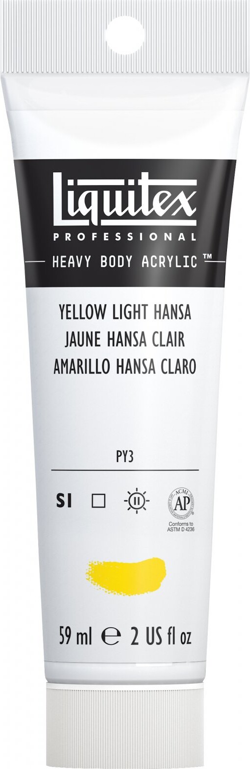 Liquitex - Akrylmaling - Heavy Body - Yellow Light Hansa 59 Ml