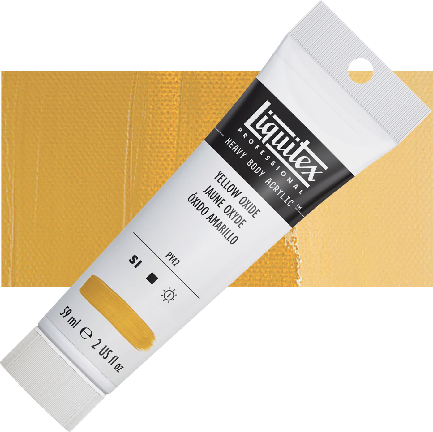 Billede af Liquitex - Akrylmaling - Heavy Body - Yellow Oxide 59 Ml