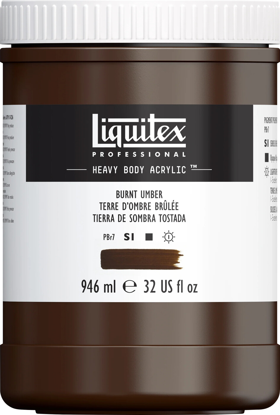 Liquitex - Akrylmaling - Heavy Body - Burnt Umber 946 Ml