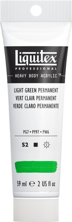 Billede af Liquitex - Akrylmaling - Heavy Body - Light Green Permanent 946 Ml