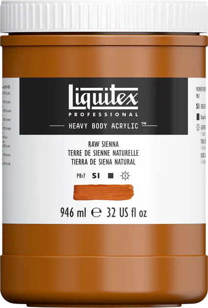 Liquitex - Akrylmaling - Heavy Body - Raw Sienna 946 Ml