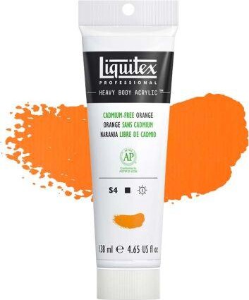 Liquitex - Akrylmaling - Heavy Body - Cad Free Orange 138 Ml